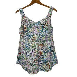 Cabi Tank Top Size S Ditsy‎ Floral